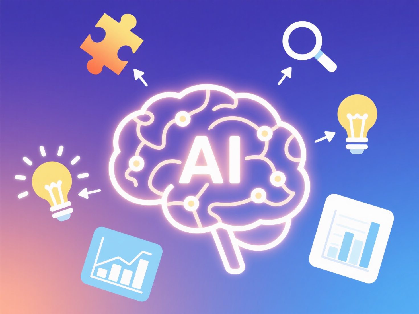 Are there any AI tools that can generate relevant research suggestions based on research data?