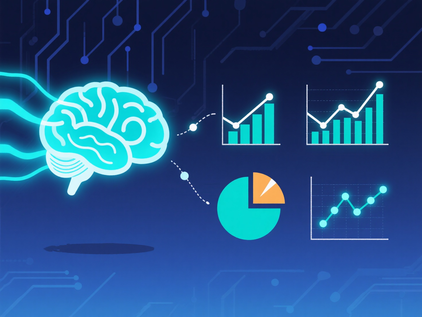Can AI automatically generate charts and data analysis results?