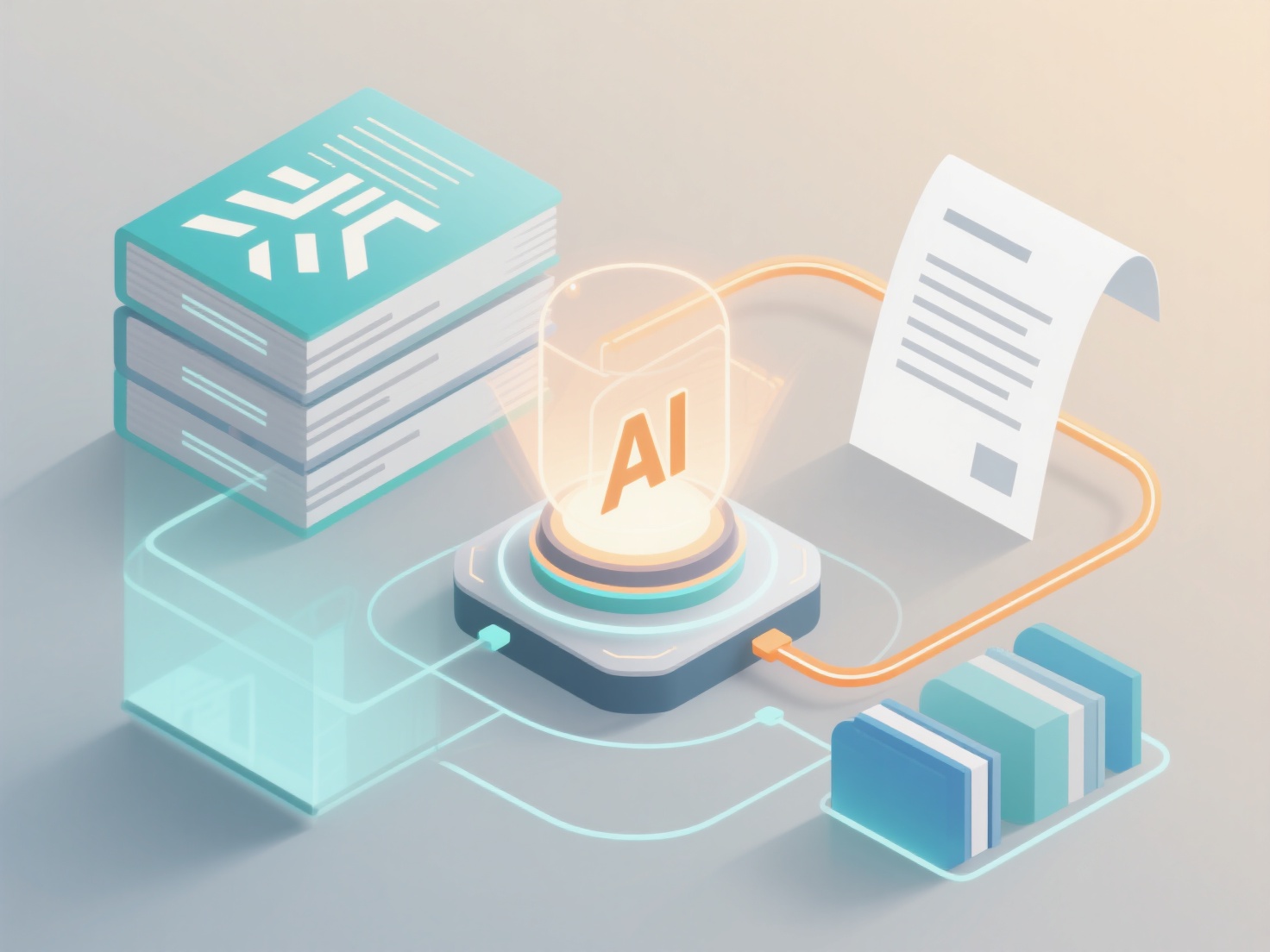 Can AI generate relevant research proposals based on the themes and abstracts of the literature?