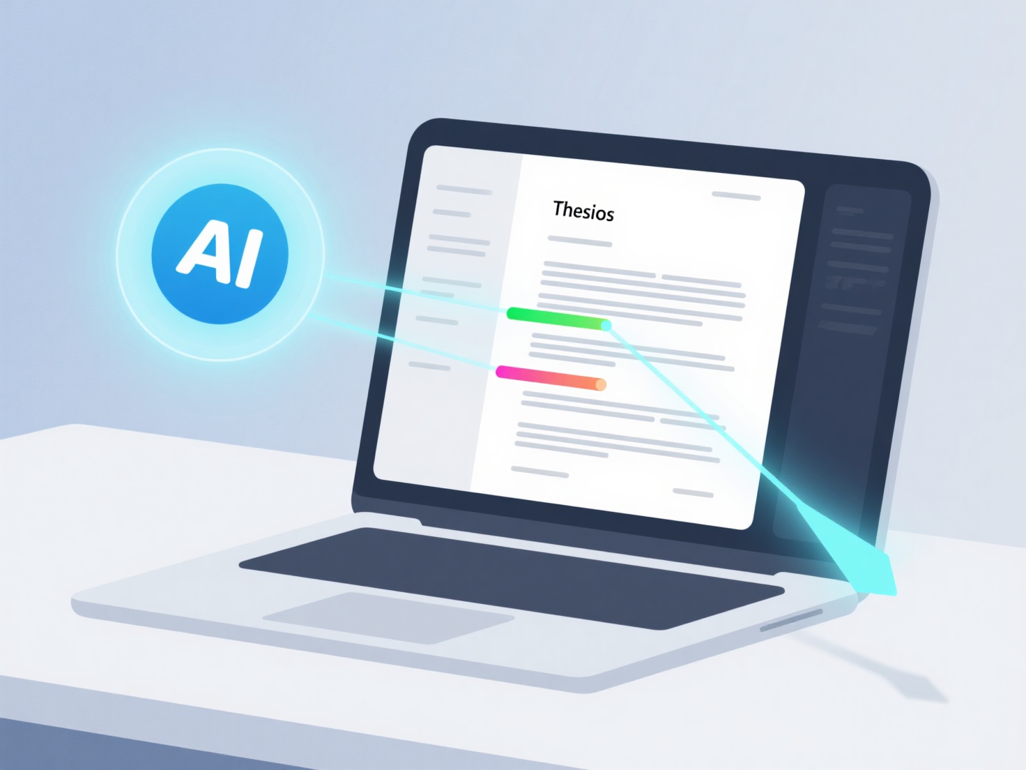 Can AI help me check the use of attributives and clauses in my thesis?