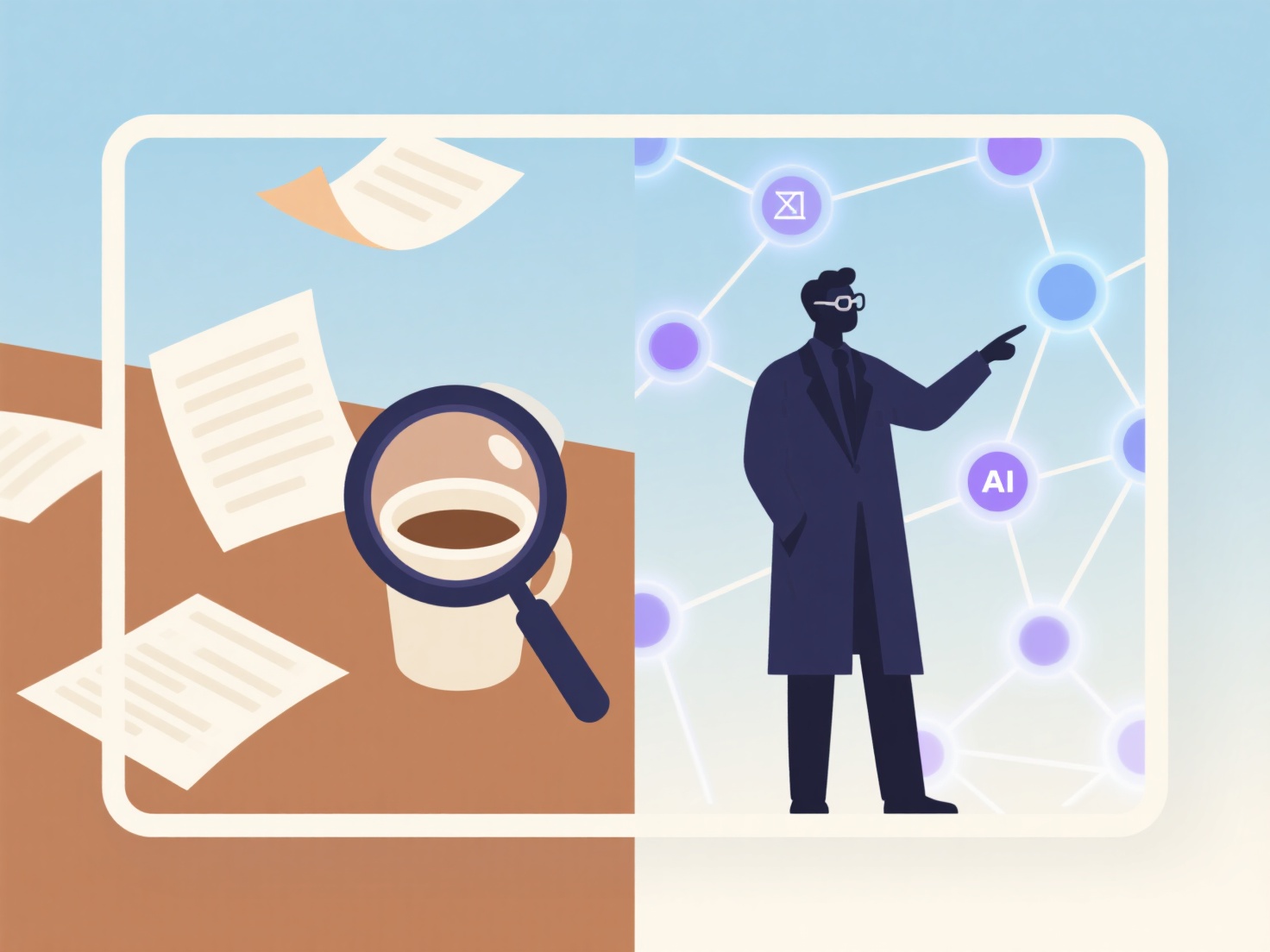 Can AI replace manual literature screening and abstract generation in academic research?