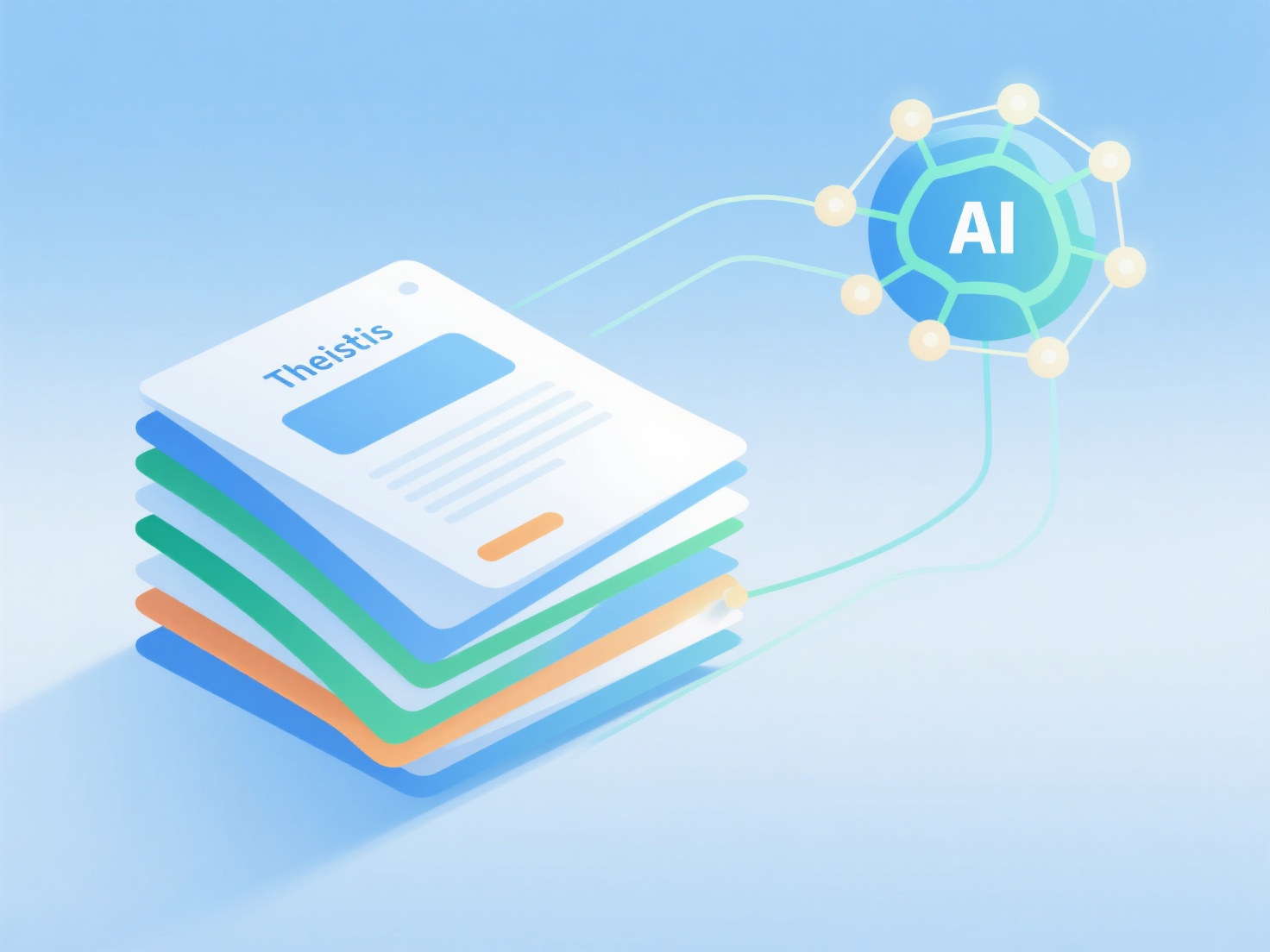 How can AI be used to ensure that the format in a thesis complies with standards?