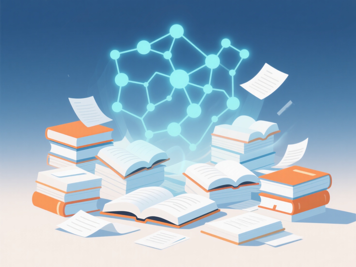 How can AI be used to sort out and classify problems in academic research?