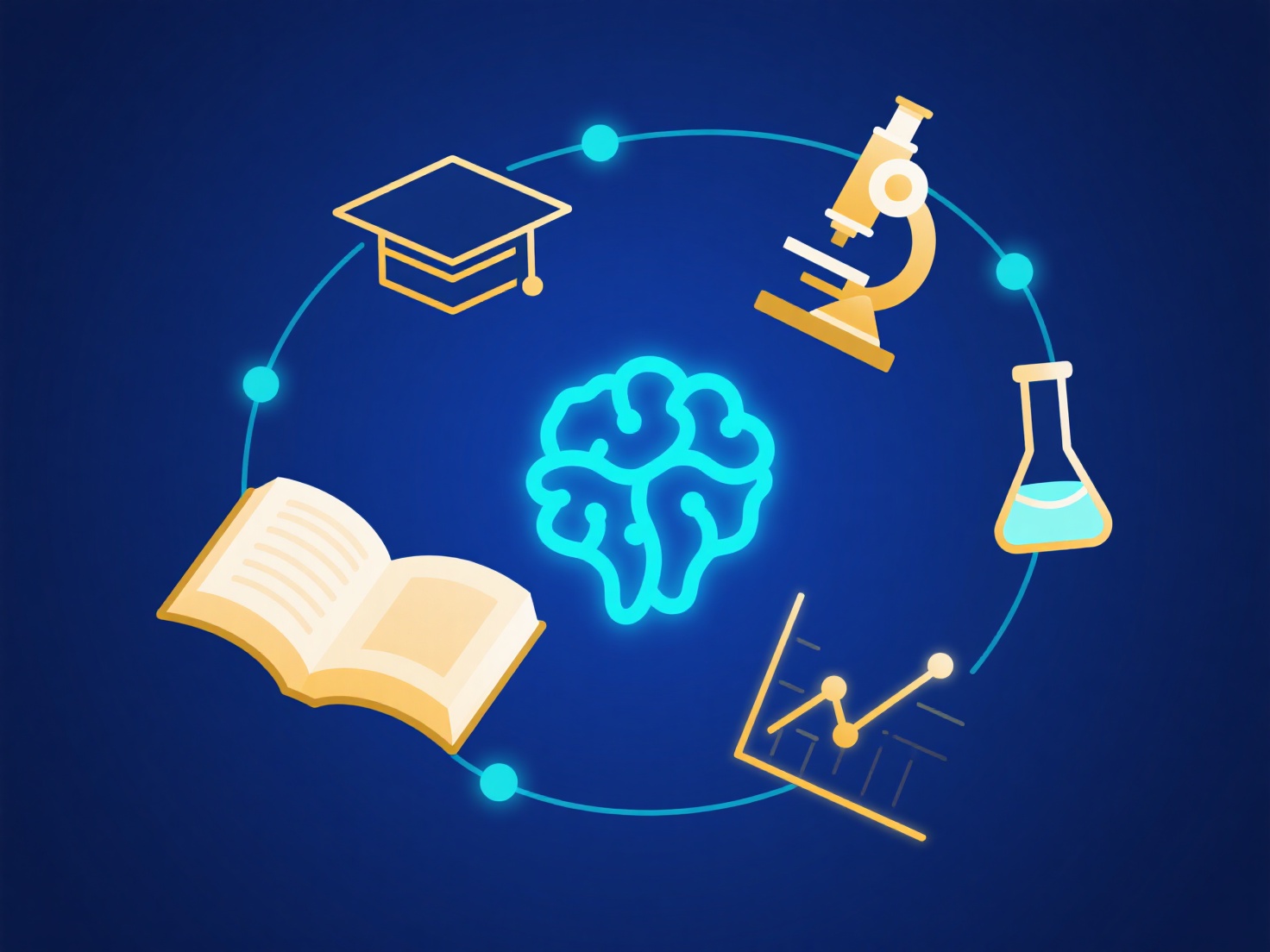How can AI be utilized for in-depth analysis in academic research?