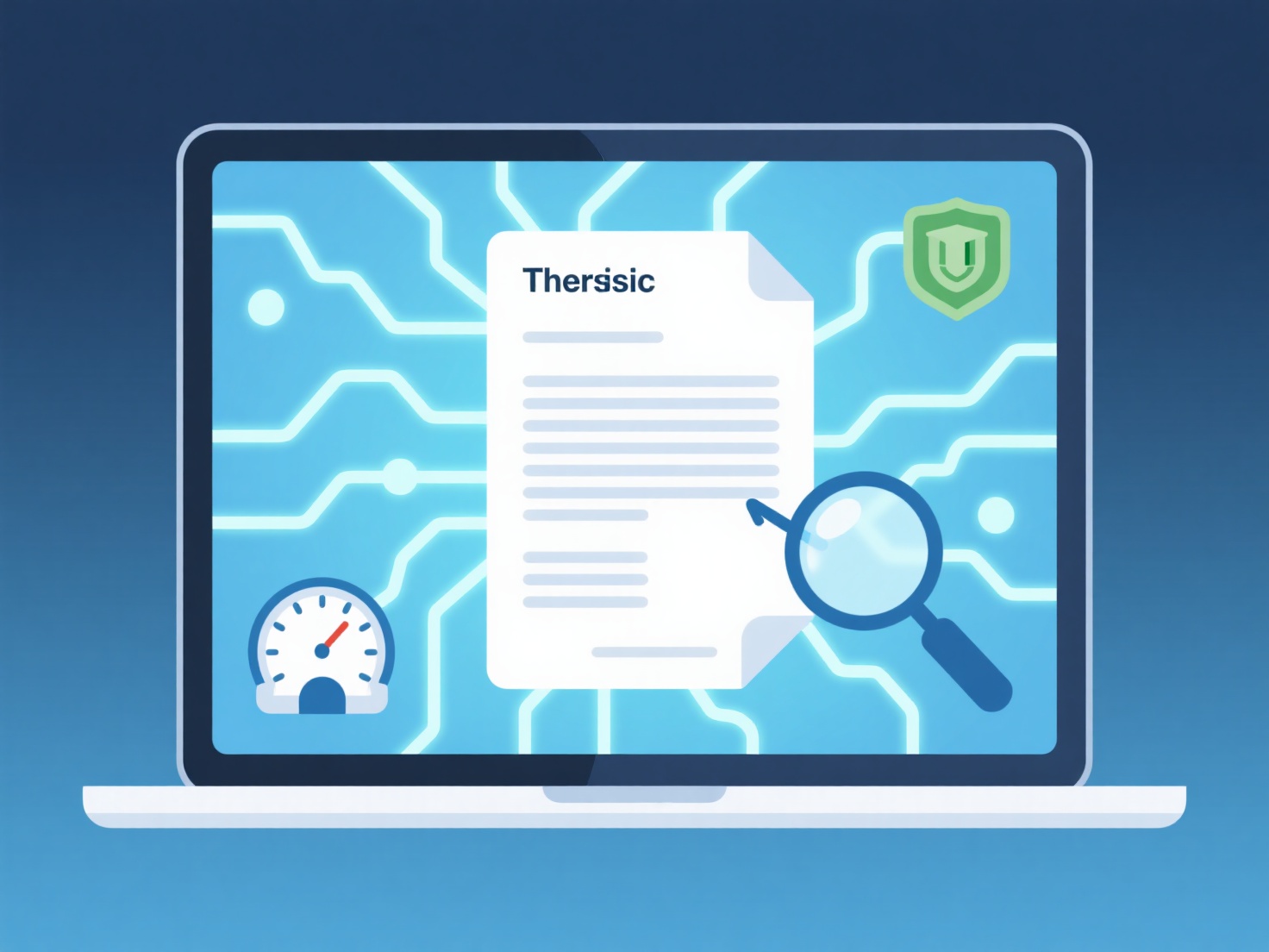 How can AI help me ensure the academic norms of my thesis?