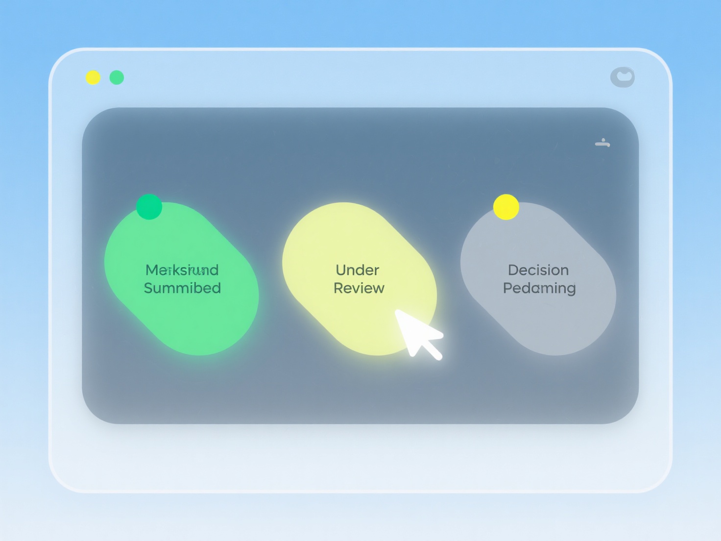 How can one understand the status of a manuscript through the submission system of a journal?