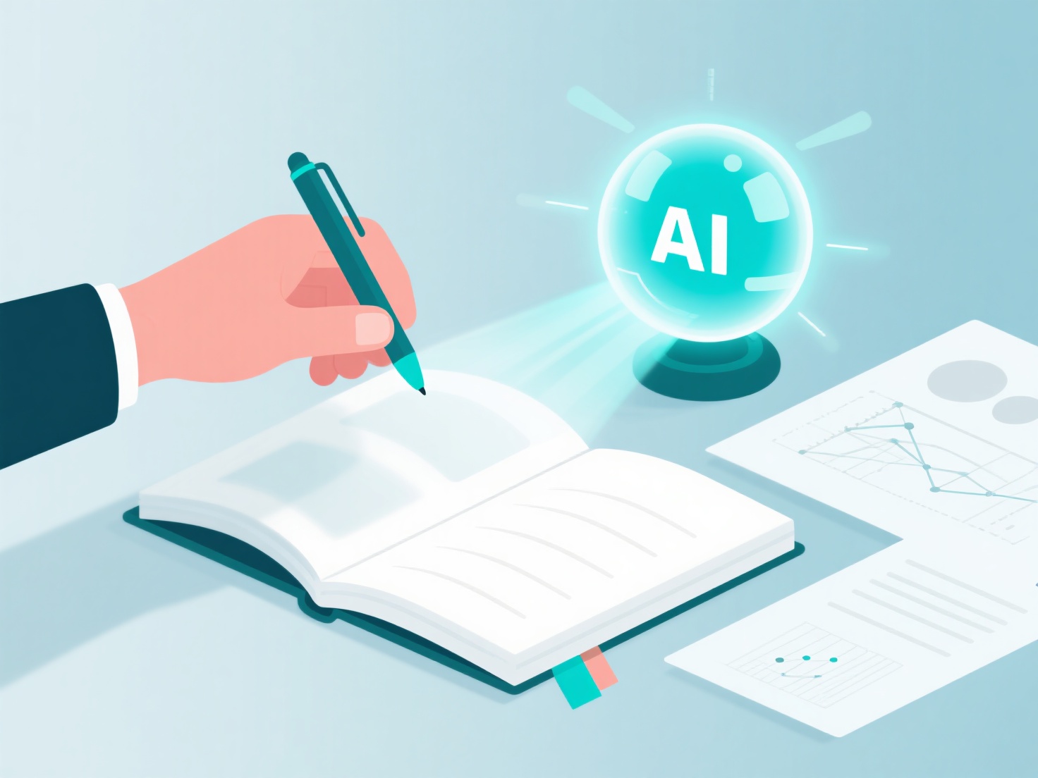 How can the innovation and originality of papers be enhanced through AI?