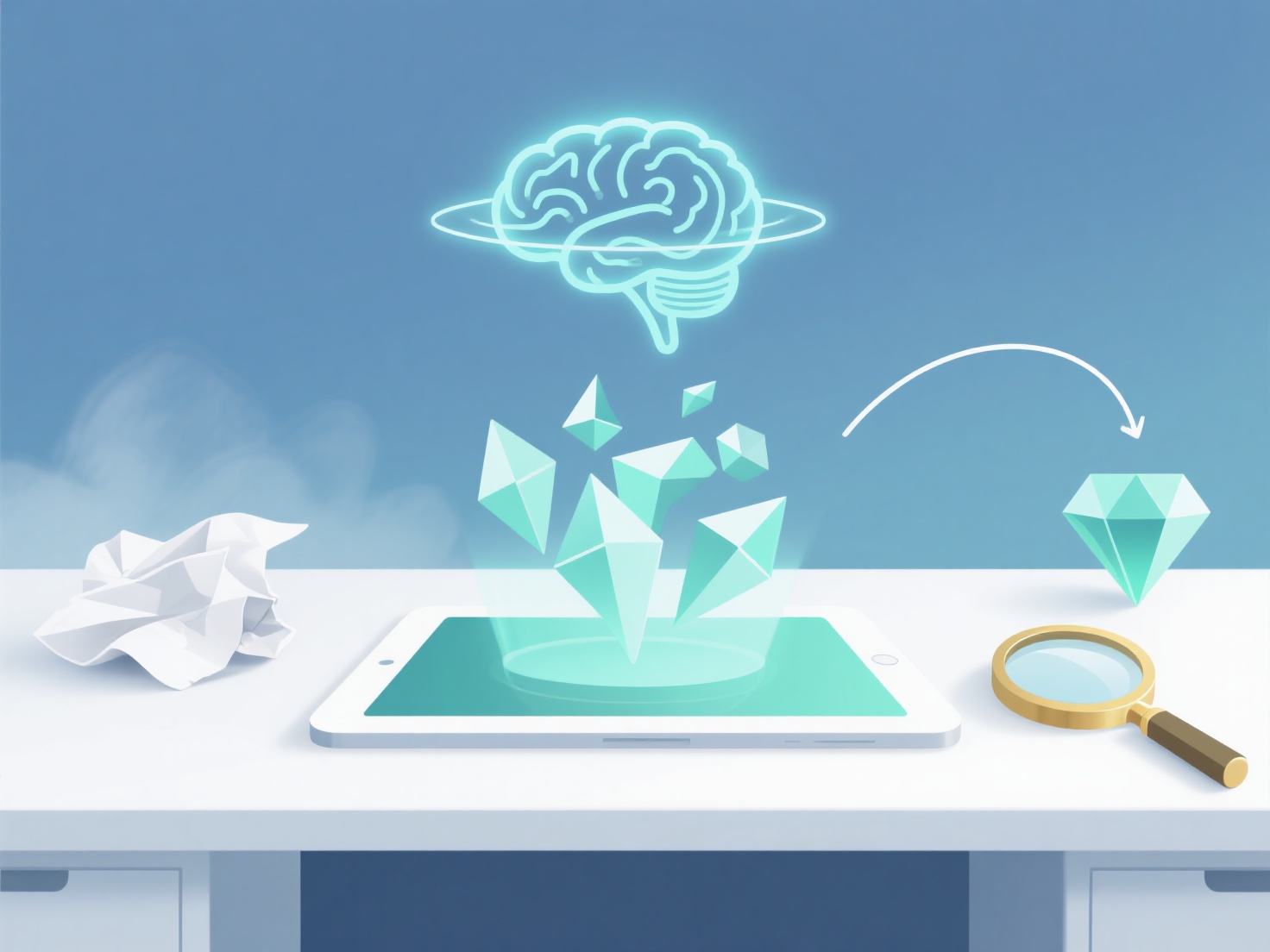 How does AI help polish and optimize content in academic writing?