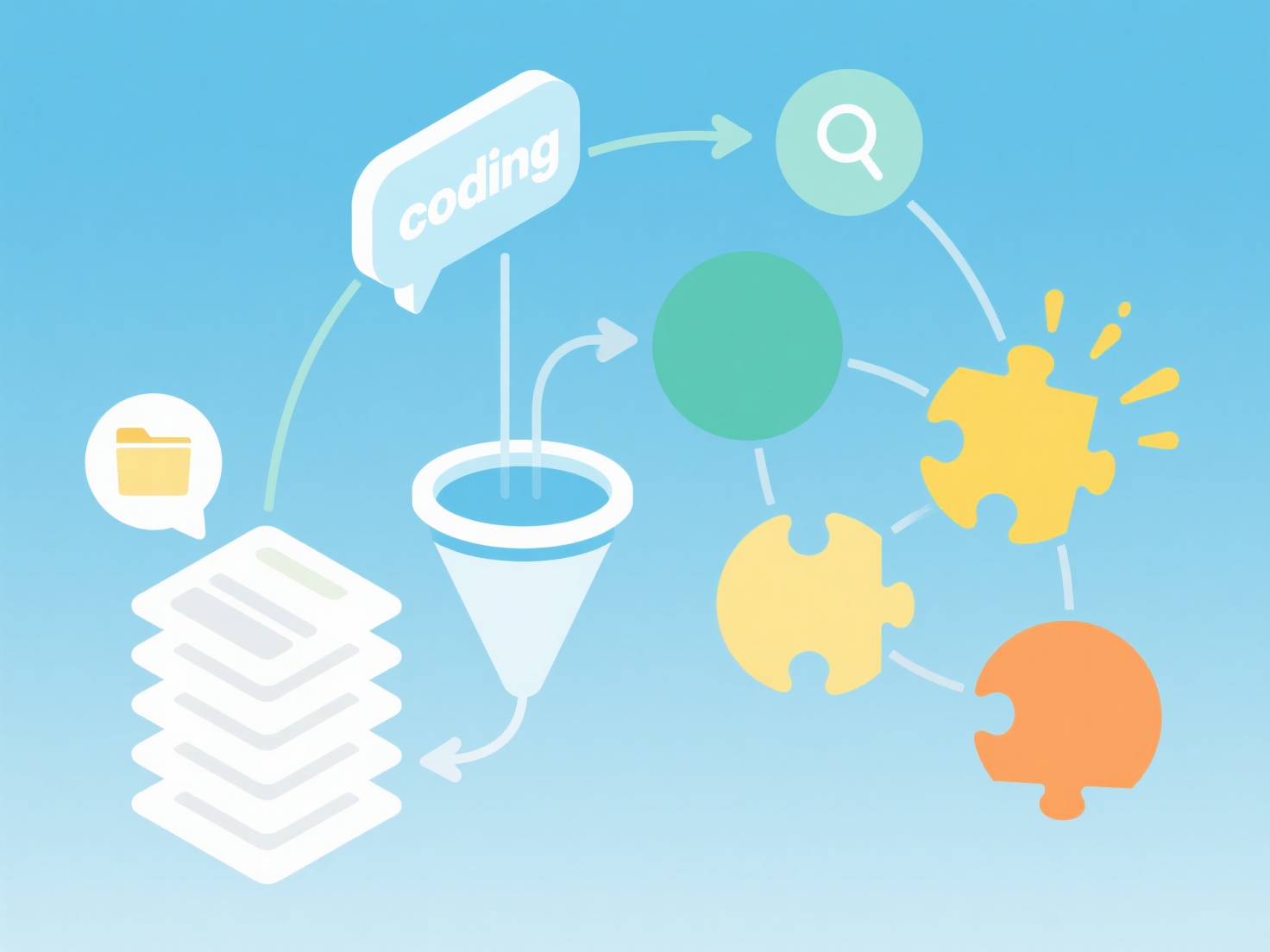 How does qualitative research conduct data analysis?