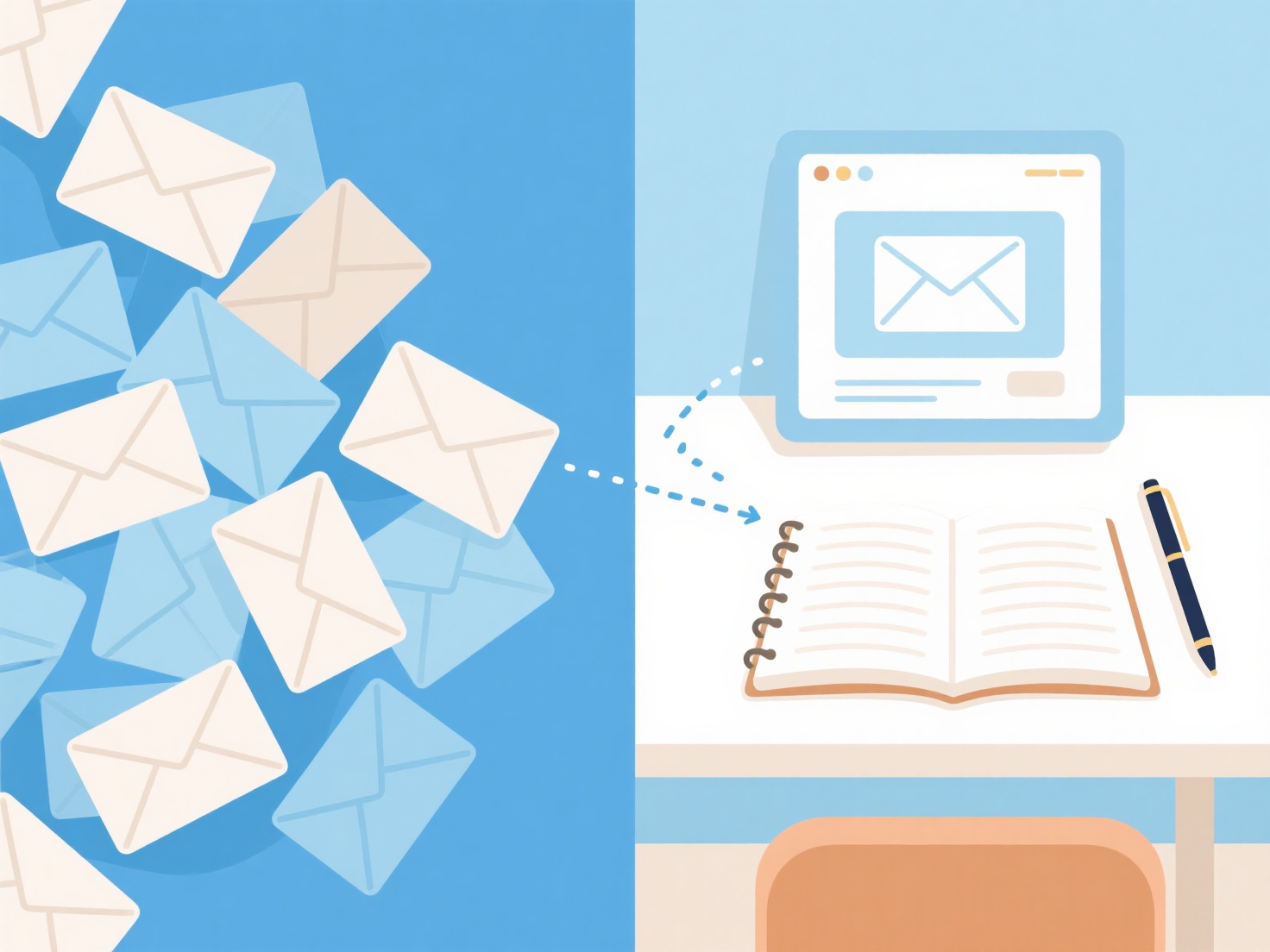 How to avoid email management to simplify the process