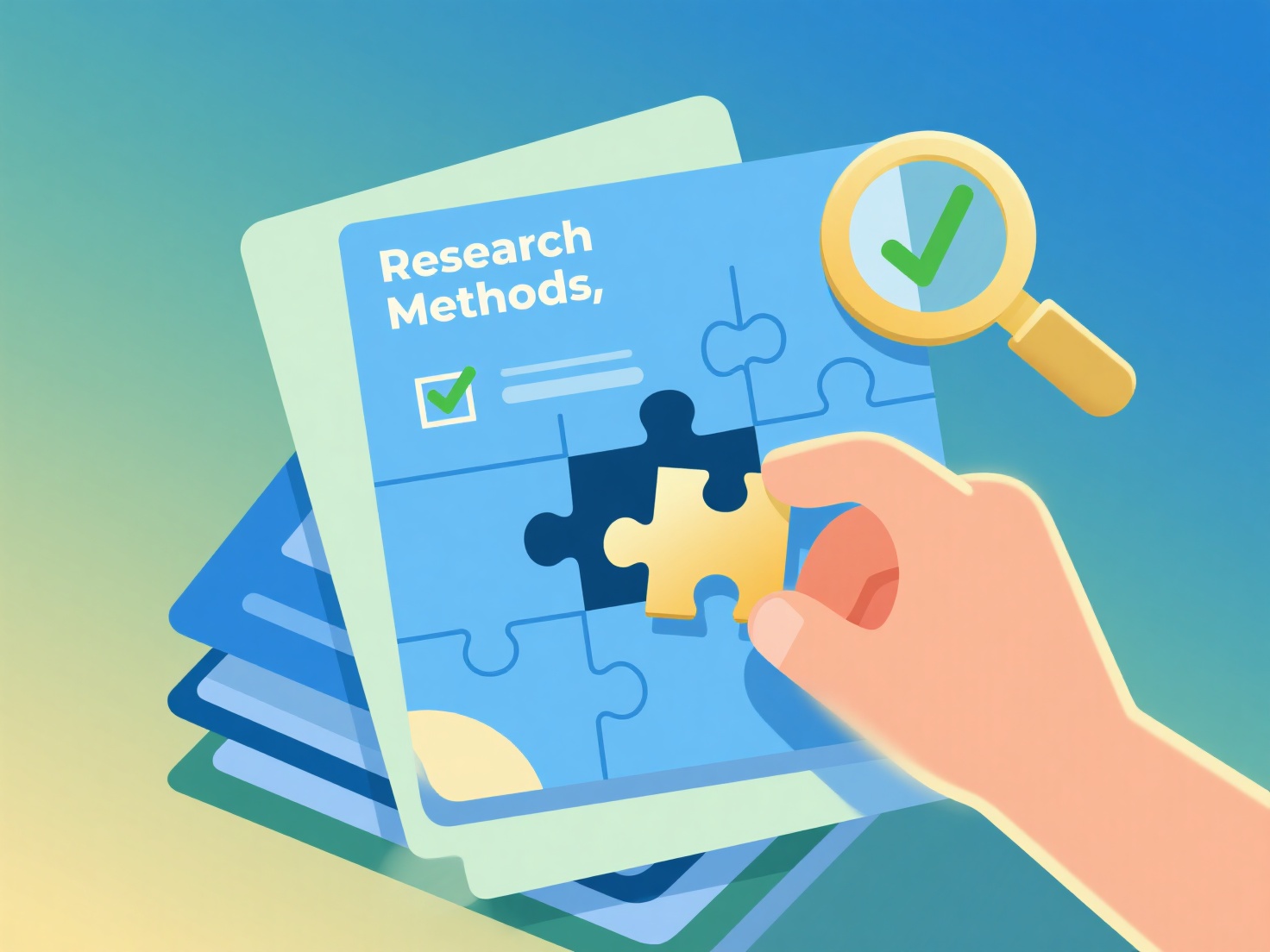 How to confirm research methods for a literature review
