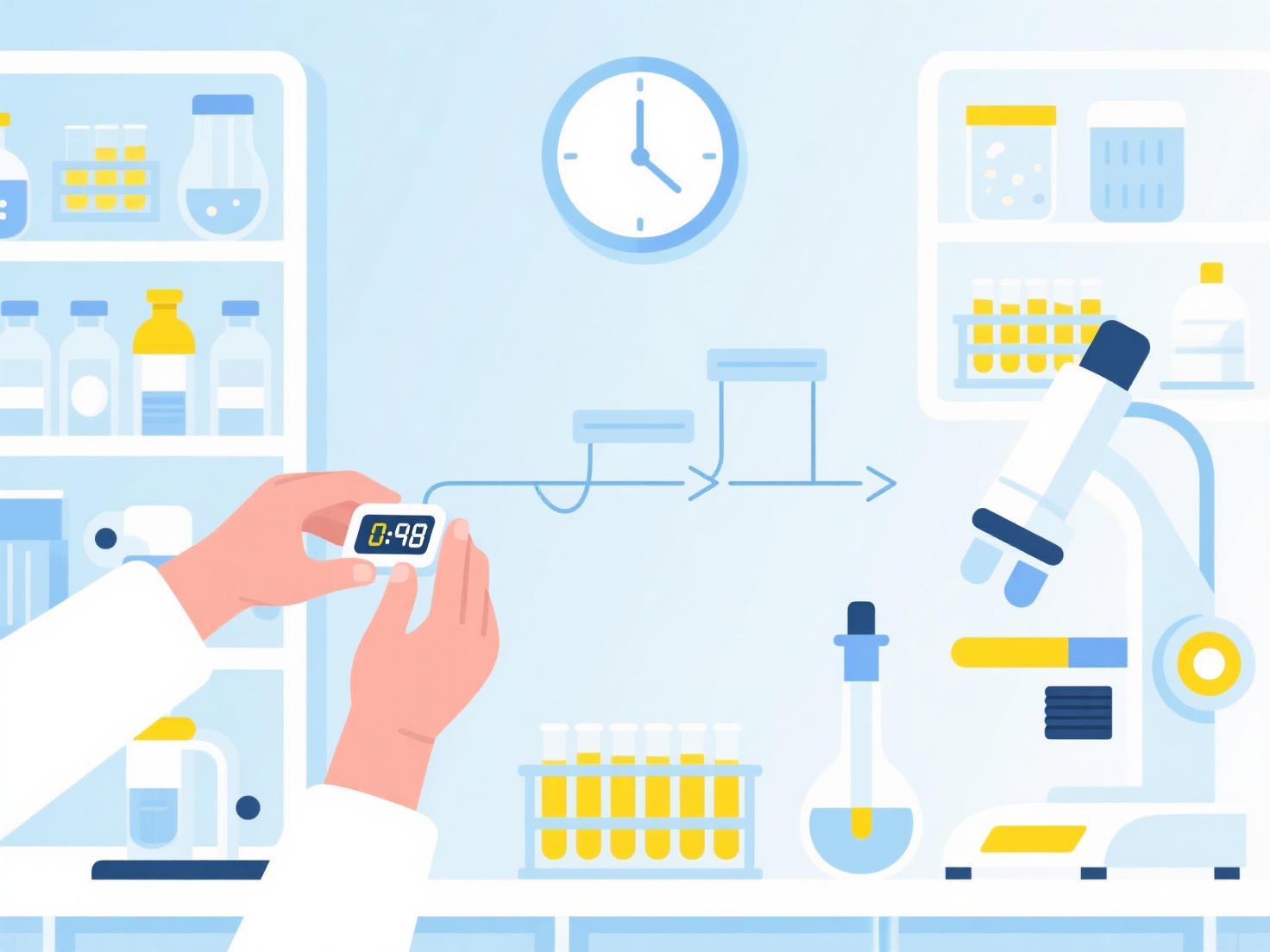 How to coordinate lab work to manage time better