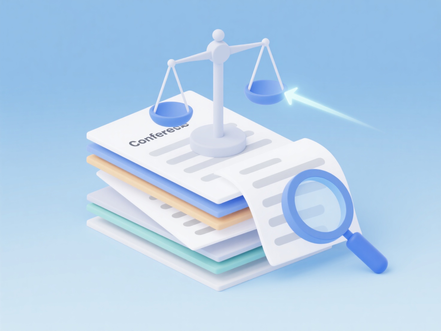 How to process conference papers to avoid bias