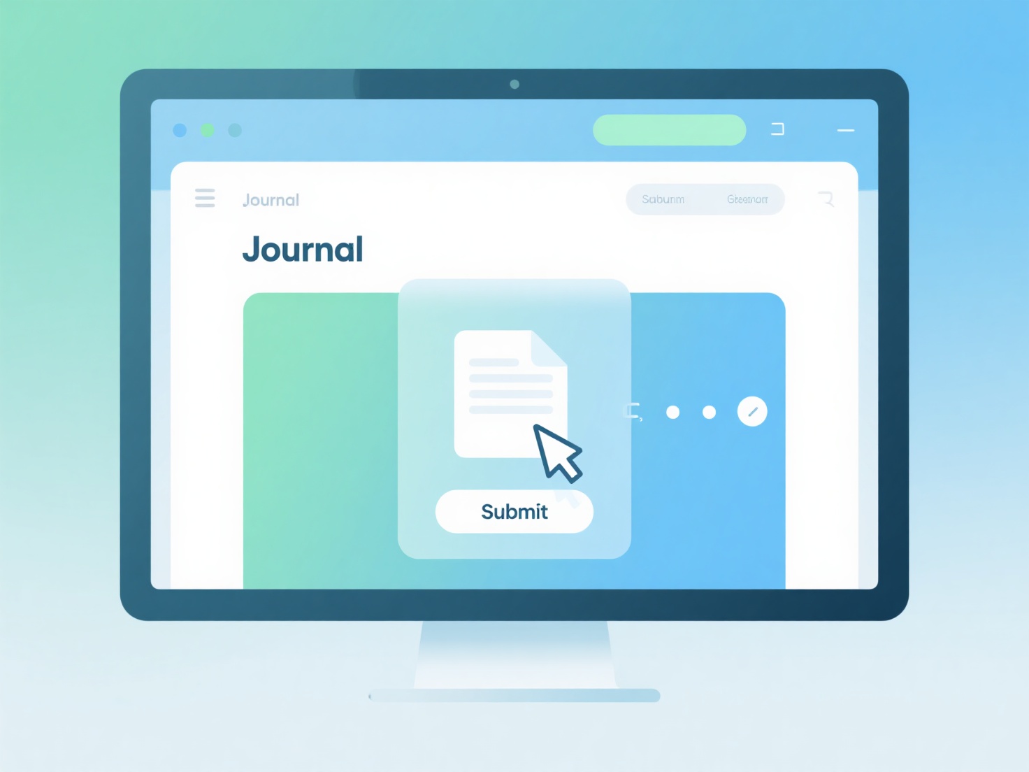 How to submit a paper through the website of a journal?