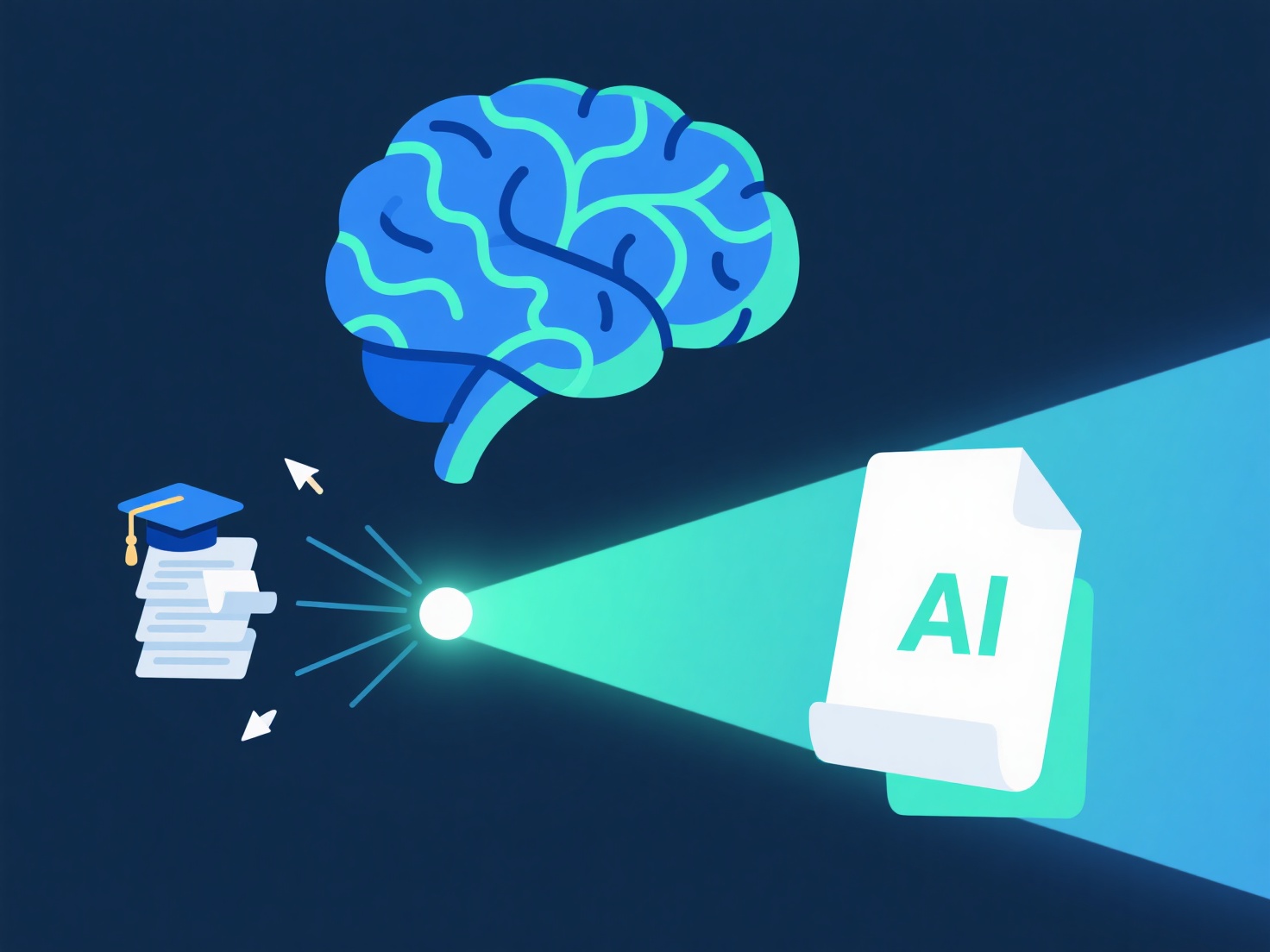 How to use AI to generate abstracts for academic papers?
