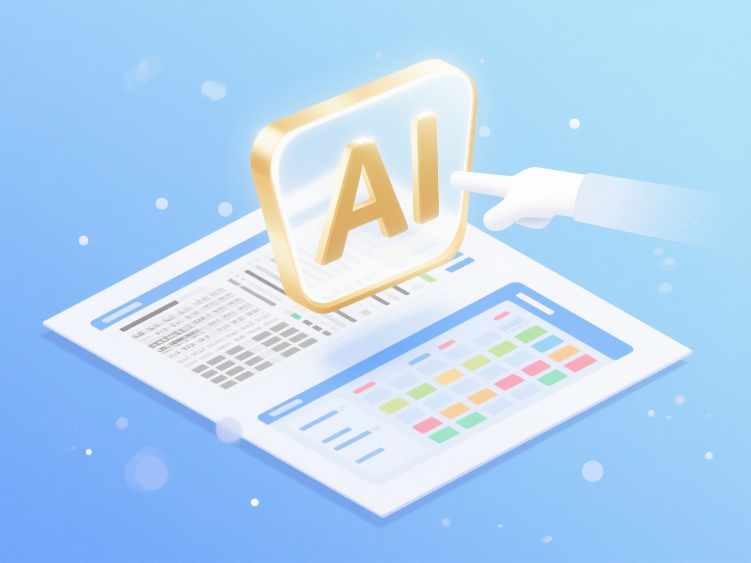 How to use AI to improve data tables in papers?