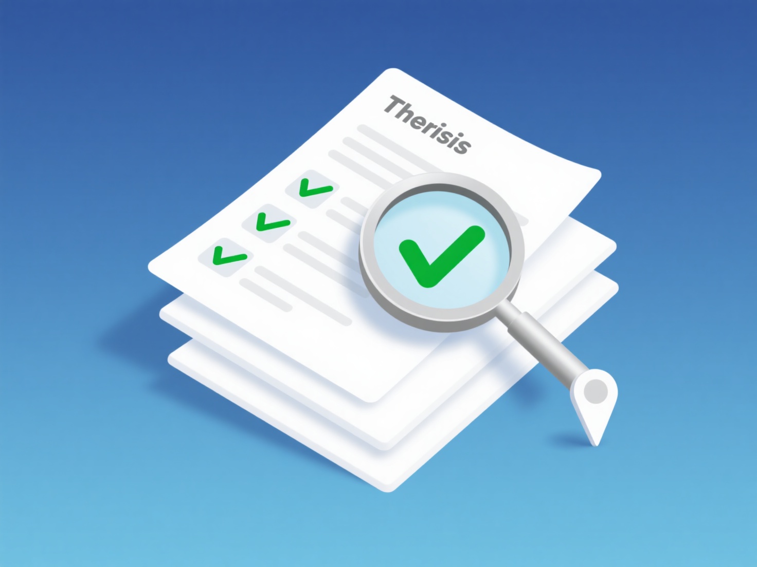 How to verify thesis chapters