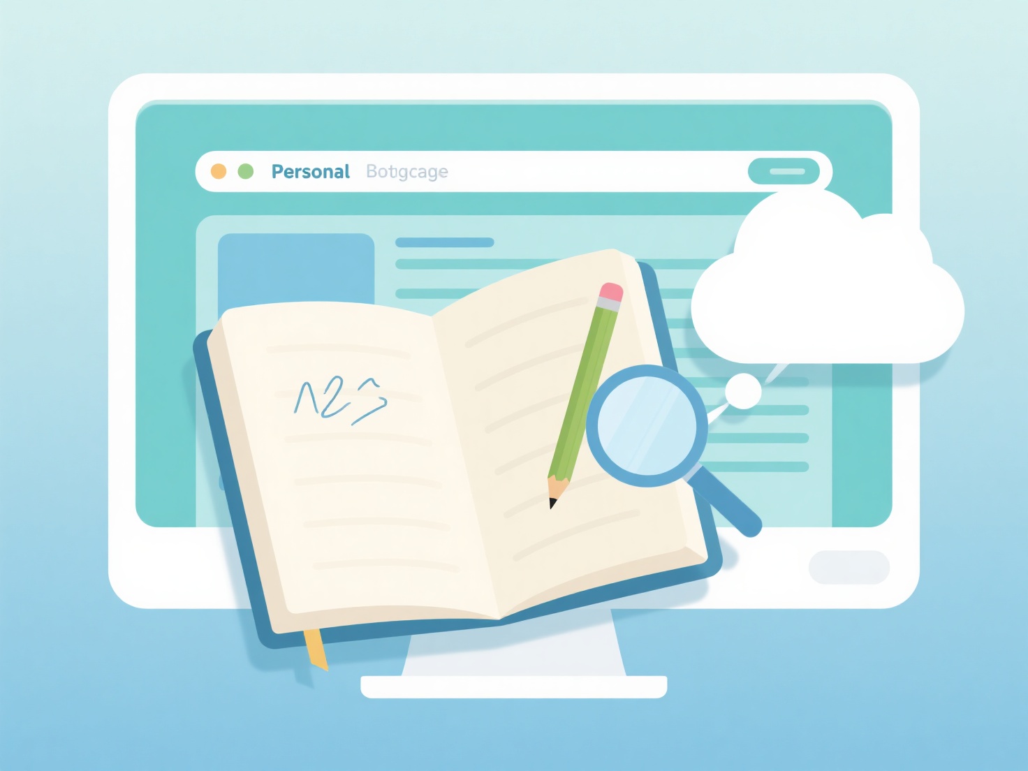 When citing personal blog posts, what format requirements should be particularly noted?