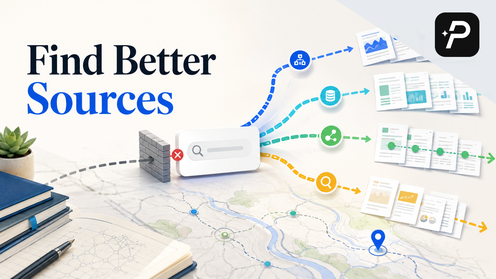 Editorial cover for Can't Find Sources for Your Research Paper? A Step-by-Step Fix
