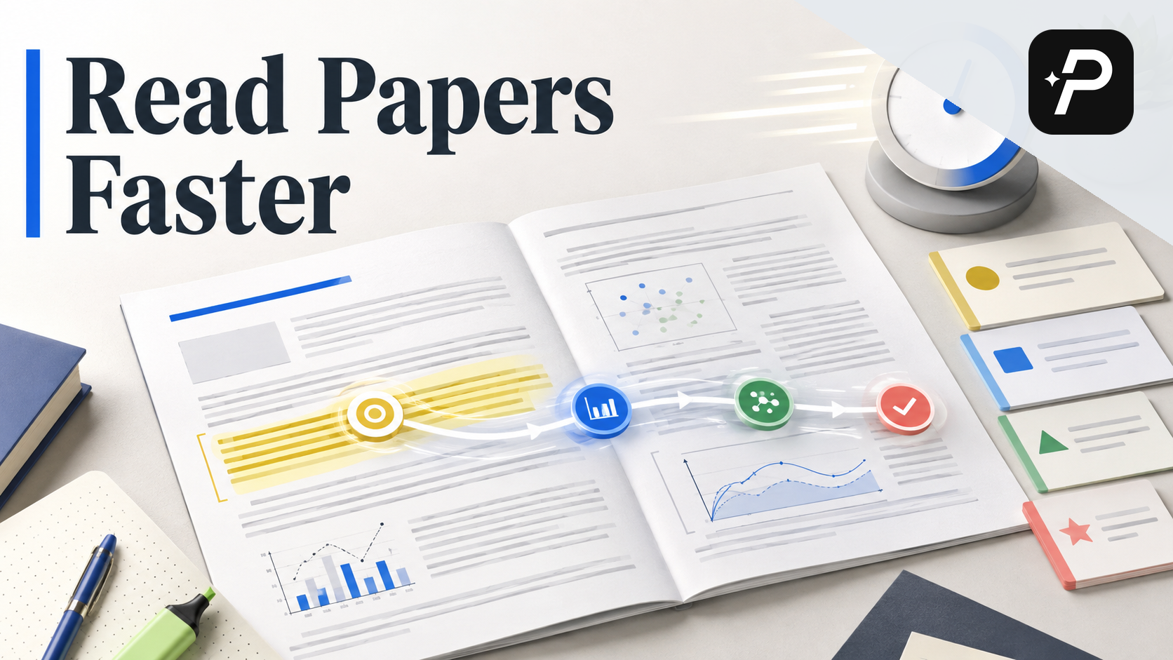 Editorial cover for How to Read Research Papers Faster Without Missing the Point